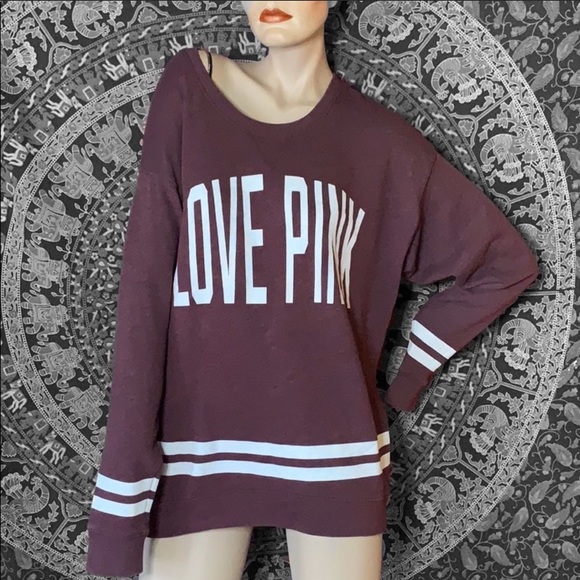 PINK Victoria's Secret Tops - Vs pink oversized sweatshirt